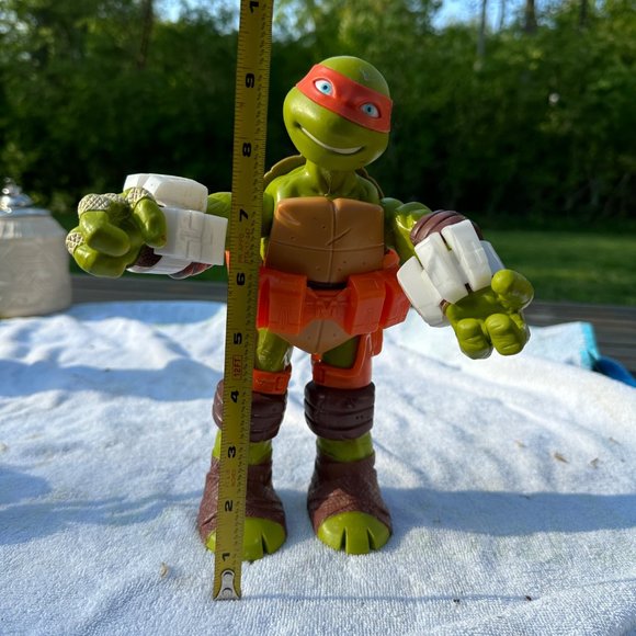 Michelangelo Teenage Mutant Ninja Turtles, Battle Shell, 10 inch - Picture 7 of 7